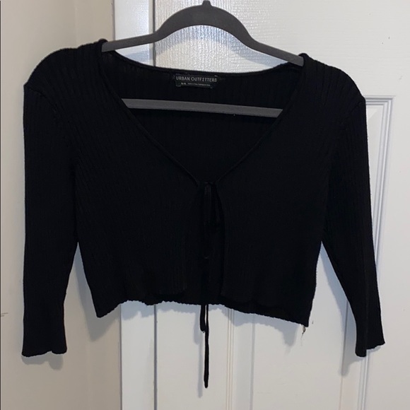 Urban Outfitters Tie Front Ribbed Top - Picture 5 of 5